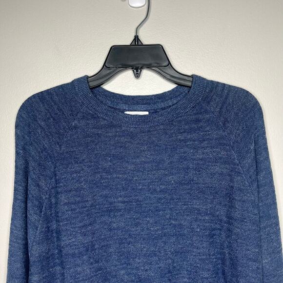 Men's Old Navy Long Sleeve Sweater Shirt Blue Size Large Casual Capsule Wardrobe - Picture 4 of 7